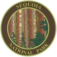 Nacionalni park Sequoia - 3,5 - željezo za patch Novelty Applique - Prirodne životinje Nacionalni parkovi