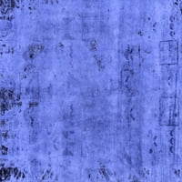 Ahgly Company Zatvoreni pravokutnik Perzijski plavi boemski prostirke, 3 '5'