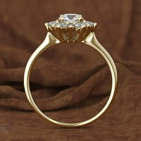 Frehsky prstenovi ženski kreativni dijamantni pahuljica cirkon zvona za prsten nakit poklon