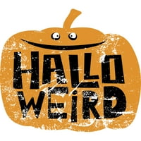 Halloween Halloweird juniori Bijeli grafički tee - Dizajn od strane ljudi L