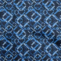 Onuone pamuk poplin plava tkanina apstraktna opterećenja priključka ispisa šivaće tkanine sa dvorištem