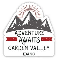 Vrtna dolina Idaho Suvenir Vinilna naljepnica za naljepnicu Avantura čeka dizajn