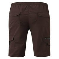 Colisha Muškarci Bermuda kratke hlače Čvrsta boja Teretna kratke hlače ravno dno noge Comfy jogging