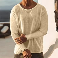 Na prodaju muški majice pulover dugih rukava pulover pulover košulje za prozračnu majicu, Khaki