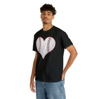 Baseball Heart Unise grafička majica