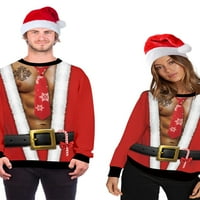 Božićna sportska odjeća modni muški ženski hoodie za Aldult