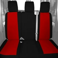 Caltrend stražnji split klupa neoprenske poklopce sjedala za - Subaru Ascent - SU150-02PP crveni umetak