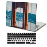 Kaishek Hard Case Shell Compatibible MacBook Pro S + crni poklopac tastature A1707 i ružičasta serija