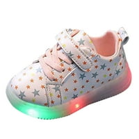 TODDLER Cipele Prvi šetači LED dječje djevojke Tenisice Sport Light Bling Baby Svjetlosne djece cipele