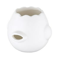 Kiskick Lijep crtić pileća keramika jaje bijeli separator žumankovacki razdjelnik - kuhinjski alat za
