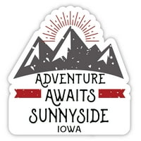Sunnyside Iowa Suvenir Magnet Avantura čeka dizajn