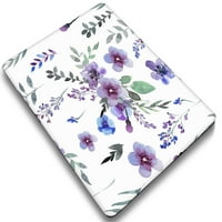 Kaishek Hard Case Cover samo za Macbook Air S. A2681, Cvijeće 376