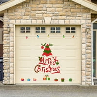 ruhuadgb set diy božićne garažne naljepnice za ukrašavanje božićnog drva poklon bo uzorak na otvorenom