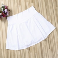 Žene Stretch struk Flared Mini klike teniske suknje Ležerne prilike nagnutih suknja