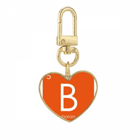 Kesterijski elementi Period Tabela Semetal Boron B Gold Heart Cheychain Držač za ključeve