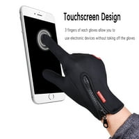 Gecheer Biciklističke rukavice Touchscreen Vodootporni flis termalne sportske rukavice za planinarenje