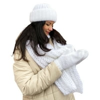 PUDCOCO Women pletene šal šal šalke Mekani topli zimski dodaci za hladno vrijeme
