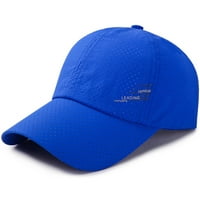 Ženski ljetni bejzbol kapa šešir modni čvrsti kape za žene, plavo, čišćenje