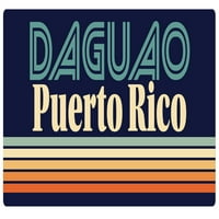 Daguao Portoriko Vinil naljepnica za naljepnicu Retro dizajn