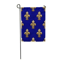 Plavi sažetak Fleurs de LIS INC Versailles Orange četkica Olovka za zastavu Bašti zastava Banner