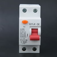 Zaštita krugova kruga za zaštitu električne opreme 2P Ostatak strujnog prekidača za zaštitu od curenja
