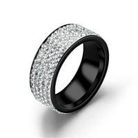Lulshou modni prsten dijamantni prstenovi majčinski dan za rođendanski poklon nakit za muškarce i žene