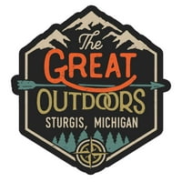 Sturgis Michigan The Great na otvorenom dizajn frižider magnet