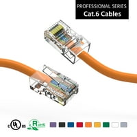 20ft CAT UTP Ethernet mrežnog mreže bez pokrećenog kabela narančasta, pakovanje