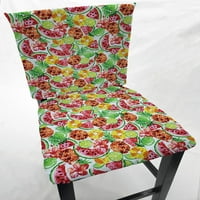 Ananas i lubenica tropskog voćnog trpezarijskih stolica za trpezariju za trpezariju ili poklopci sjedala