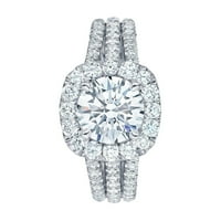 Prstenovi za ženski modni prsten puni dijamantski cirkon nakit za vjenčanje prsten za valentinovo dame