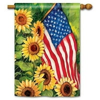 Magnet radi pošti američke suncokrete standardne zastave