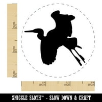 Stork leteći čvrsti samo-inking gumeni mastilo za mastilo - ljubičasta tinta - mala