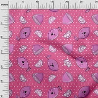 Onuone pamučni dres Fuschia Pink tkanina Asian Kawaii quilting potrošni materijal Ispiši šivanje tkanine