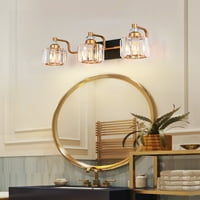 Vikaey Crystal Gold Company Vanity Light učvršćenja, moderni elegantni stil kupaonica Zidna sconce,