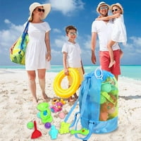 MINCHUN mrežasta plaža Tote Kids Morske školjke torbe za vanjsko plivanje Bazen Dječje i dječje igračke