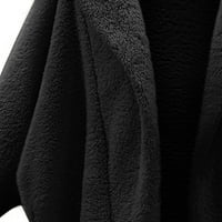 Popust zimski kaputi za žene dugih rukava casual comfy plišana čvrsta jakna od runa žene debele tople
