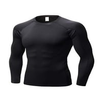 Muška hladna suha kože Kompresijske košulje dugih rukava Wicking Atletic Workout Majica Active Sports