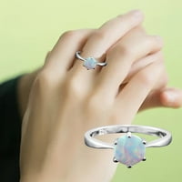 Prstenje prstiju za žene Jednostavni modni prsten srebrni prsten za valentinovo poklon za žene prsten