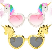 Unicorn naočale Spoof Dance Party naočale Smiješno voljeno srce Prop Glass za ženu