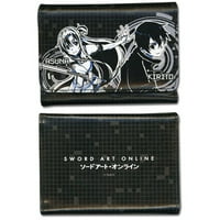 Art SWord Online ženska Kirito i Asuna Girl Anime Girls Wallet