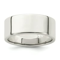 Sterling srebrna ravna veličina 5. Vjenčani prsten klasični fini nakit za žene poklone za nju