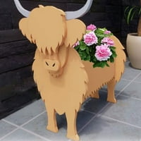 Životinjski oblik Vrtni lonac sa cvijećem Praktični i ukrasni lonac za cvijeće za kućni obrubljeni svečani poklon konj