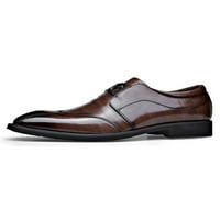 Lacyhop Muškarci Oxford cipele Business Haljina Vezerani brogue Radne lagane loaferi Udobne klizanje