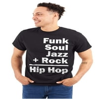 Funk soul jazz rock jednaki hip hop muške grafičke majice majica Brisco brendovi s