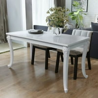 45.7 X26 X30 Trpezarijski stol, modernog stola za kavu za odmor, kuhinjski stol visokog sjaja za dom