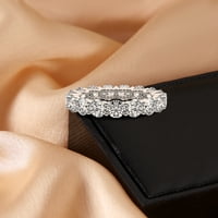 Laboratorija okrugla oblika odrasla dijamant neveah vječni prsten za žene