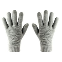Heiheiup žene pletene tople neklizne rukavice zaslona za dodir Ženske rukavice Zimske rukavice Ski rukavice