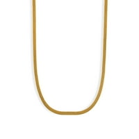 Mortilo pozlaćena ogrlica sa žicom u lancu sterling srebrna lanac Ogrlica s zaštitnim ogrlicama za žene