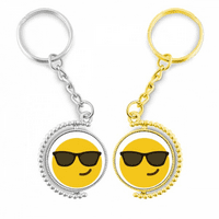 Sunčana naočala cool žuta slatka internetska chat rotirajuća rotirajuća tipka za ključeve prstena za