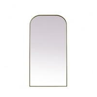 Metalni okvir luk punog duljina ogledalo u modernom stilu visoke i široko-mesingane završne bailejske
